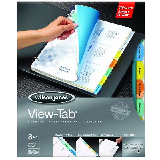 Wilson Jones Binder Accessories Printable Dividers Wilson Jones 174 View Tab 174 Transparent Wilson Jones View Tab Presentation Binder Template
